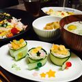 クックピクルス's cooksnap of when they made 七夕そうめん☆簡単に豪華に！.