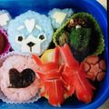 くまとこぐまとねこ's cooksnap of when they made キャラ弁　ウインナーの飾り切り.