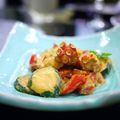 putimiko's cooksnap of when they made タコとズッキーニのカレー炒め.