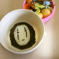 ももんじゃー's cooksnap of when they made キャラ弁・坊ねずみとカオナシ♪.