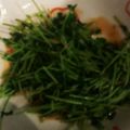 あゆ1234's cooksnap of when they made 豆苗のニンニクしょう油炒め.