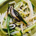 にしむらいおン's cooksnap of when they made もやしときゅうり、ささみの中華ナムル.