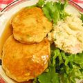 pora's cooksnap of when they made 枝豆ときのこの豆腐ハンバーグ.