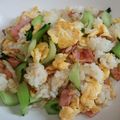 くぅぽん☆'s cooksnap of when they made チンゲン菜たっぷり炒飯！香味ペーストで！.