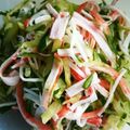 crystaI's cooksnap of when they made 簡単一品！もやしとカニカマ塩サラダ.