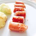 kaokaofood's cooksnap of when they made お弁当や朝食に❗ウインナーのゴマ炒め.