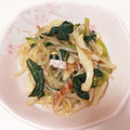 きえこ's cooksnap of when they made モヤシとほうれん草のサラダ風.