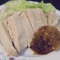 たけモモファイト's cooksnap of when they made やわらかレンジ蒸し鶏の薬味おろしがけ。.