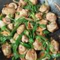 みたかハハ's cooksnap of when they made お弁当に★豚小間とピーマンのオイマヨ炒め.