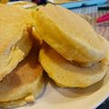 kayojin's cooksnap of when they made 豆腐でしっとりリコッタパンケーキ風♡.