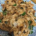 ♪ハンナポ♪'s cooksnap of when they made 豚のポン酢にんにく炒め♪ニラもやし和え.