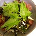 花happy♪'s cooksnap of when they made マグロのポキ丼.