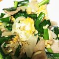 いそべちっちー's cooksnap of when they made ご飯が進む！豚ニラたまマヨ炒め.
