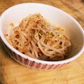 初心者コックちー's cooksnap of when they made もやしナムル♪しゃきしゃきピリ辛.