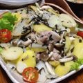 feleza's cooksnap of when they made 鶏肉のバジルとシソ炒め.