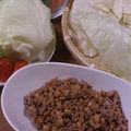なおあおあらキッチン's cooksnap of when they made みんな喜ぶ☆ひき肉と納豆のレタス巻き♪.