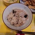 アルカママ's cooksnap of when they made 玄米入り黒豆の炊き込みごはん(黒豆ご飯).