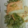 dantemustdie's cooksnap of when they made ✿ネギポン酢で豆腐ステーキ✿.