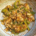 kaykelly's cooksnap of when they made ゴーヤと鶏そぼろのとろ〜り炒め.