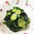 カヘルさん's cooksnap of when they made きゅうりの酢の物.