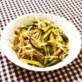 とこきち's cooksnap of when they made 簡単！茄子もやし胡瓜のピリ辛和え.