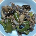 ねずみ花火eat's cooksnap of when they made なすとピーマンとこんにゃくの味噌炒め.