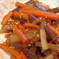 ＊虎mama＊'s cooksnap of when they made 大根とこんにゃくのきんぴら.