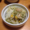 ちびきろりん's cooksnap of when they made ゴーヤとキャベツのツナチーズ炒め.