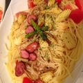 ま～りぃ's cooksnap of when they made ♪焼き野菜いっぱい♪和風冷製パスタ☆.