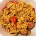 うなぎワンワン's cooksnap of when they made ピリッ！即席 スパイシーカレーピラフ.