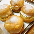 月見なっとう's cooksnap of when they made レンジで下ごしらえ！シュークリーム♥.