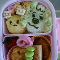 tttumugi's cooksnap of when they made ワンワンとウータン❤の仲良しキャラ弁♪♪.