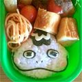 ひろぱんじー's cooksnap of when they made 園児キャラ弁 ツチノコパンダ 妖怪.