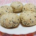まあまま☆0403's cooksnap of when they made 塩麹入りおからスコーン**黒ごま**.