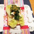 ナピト's cooksnap of when they made いかときゅうりの和トースト♪.