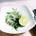 ＴＯＭＯＷＡＴ's cooksnap of when they made 水菜とちりめんと大根の和え物.