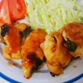 taako1552's cooksnap of when they made 鶏の胸肉の照り焼き　～ハーブを挟んで～.