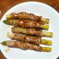 なおあさゆい's cooksnap of when they made アスパラガスの豚バラ肉巻き、オイスター味.