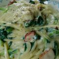 しろmi's cooksnap of when they made 鶏肉と豆乳のクリームパスタ.