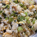 にゃー◎'s cooksnap of when they made 《子供ゴハン♪》小松菜としらすと卵の炒飯.