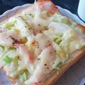 taako1552's cooksnap of when they made 朝の定番・キャベチートースト.