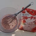 RINRI☆'s cooksnap of when they made フルーチェ♪ワンボウルで☻.