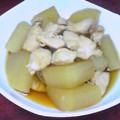 らびー's cooksnap of when they made 超簡単！鶏肉と大根の煮物.