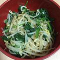 エクストリーマー's cooksnap of when they made ほうれん草ともやしのナムル.