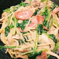 emily1022's cooksnap of when they made 簡単！濃厚きのこの和風クリームパスタ♡.