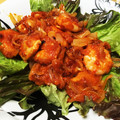 foglia5655's cooksnap of when they made 簡単 エビのオーロラソース風 炒め.
