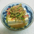 ちょこちょこまん's cooksnap of when they made 胡瓜とえのきの中華風サラダ☆冷奴乗せ★.