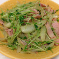 めぇプー♪'s cooksnap of when they made 豆苗（とうみょう）とベーコンの炒め物.