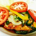 ミルクのほっぺ's cooksnap of when they made 野菜たっぷり！鮭の南蛮漬け.