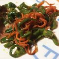 花団子＊'s cooksnap of when they made お弁当に☆ピーマンと人参の照り焼き.